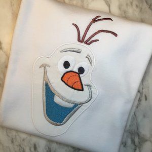 Christmas Olaf Summer Embroidered Shirt